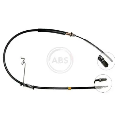 Cable de accionamiento, freno de estacionamiento A.B.S. K17887 Bestseller